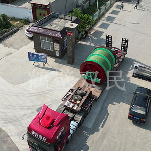 鶴壁雙民雙筒2.5米礦井提升機發貨！